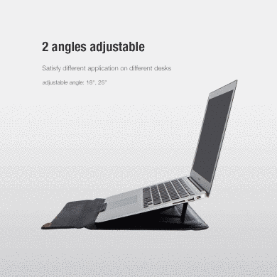 Чехол с подставкой Nillkin Versatile Laptop Sleeve MacBook 14（Horizontal design) - Black, цена | Фото