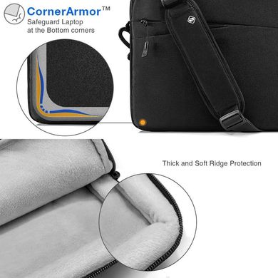 Сумка tomtoc 360 Slim Shoulder Bag for 15 Inch MacBook Pro (2016-2018) - Gray (A45-D01G), цена | Фото