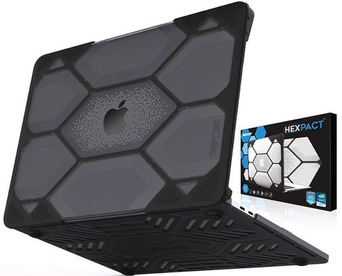Чехол iBenzer Hexpact 2.0 for MacBook Air 13 - Crystal Black (LC-HPE-A13CYBK), цена | Фото