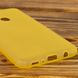 Силіконовий матовий напівпрозорий чохол для Samsung Galaxy M30s - Жовтий / Yellow, ціна | Фото 3