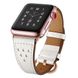 Ремешок STR TheSlim Waist Design Genuine Leather for Apple Watch 38/40/41 mm (Series SE/7/6/5/4/3/2/1) - White, цена | Фото 5