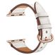 Ремешок STR TheSlim Waist Design Genuine Leather for Apple Watch 38/40/41 mm (Series SE/7/6/5/4/3/2/1) - White, цена | Фото 2