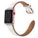 Ремешок STR TheSlim Waist Design Genuine Leather for Apple Watch 38/40/41 mm (Series SE/7/6/5/4/3/2/1) - White, цена | Фото 3