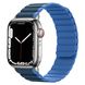 Силиконовый магнитный ремешок STR MagStrap для Apple Watch 49/42/44/45 mm - Black/Orange, цена | Фото 1
