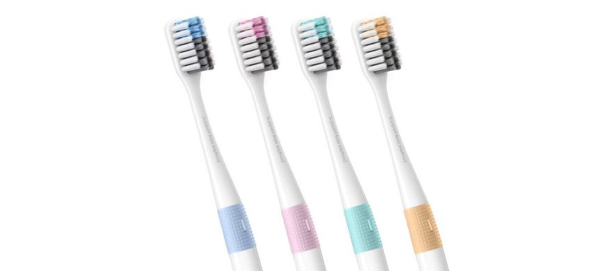 Набір зубних щіток Xiaomi Doctor Bei Toothbrush Colors (4 шт) (NUN4006RT), ціна | Фото