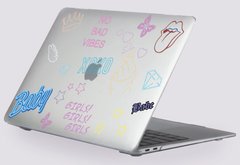 Пластиковая прозрачная накладка Oriental Case (Neon) для MacBook Pro 14 (2021) M1