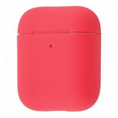 Чехол MIC Silicone Case Slim for AirPods 1/2 (begonia red), цена | Фото