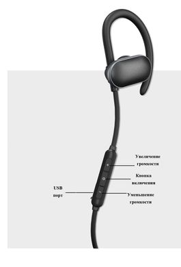 Бездротові навушники WIWU Earzero X Sport - Black, ціна | Фото