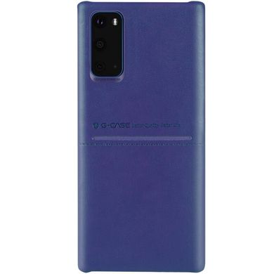 Кожаная накладка G-Case Cardcool Series для Samsung Galaxy S20 - Черный, цена | Фото