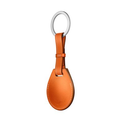Шкіряний брелок для AirTag WIWU Hermes Keyring - Orange, ціна | Фото