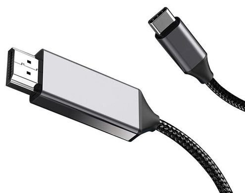 Кабель WIWU X9 USB-C to HDMI 2m - Black, цена | Фото