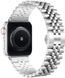 Металевий ремінець STR 5-Bead Rolex Metal Band for Apple Watch 38/40/41 mm (Series SE/7/6/5/4/3/2/1) - Sliver/Rose Gold, ціна | Фото 2