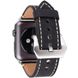 Кожаный ремешок для Apple Watch 42mm Mkeke Vintage Leather Band - Black, цена | Фото 5