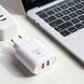 Зарядное устройство Baseus Bojure Series Dual-USB Quick Charge Charger for EU 23W - White (CCALL-AG02), цена | Фото 4