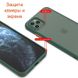 Матовий протиударний чохол MIC Matte Color Case for iPhone 11 - Dark blue/yellow, ціна | Фото 3