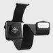 Ремінець для Apple Watch 44/42mm X-Doria Hybrid Mesh (Milanese+Leather) Band - Black, ціна | Фото 2
