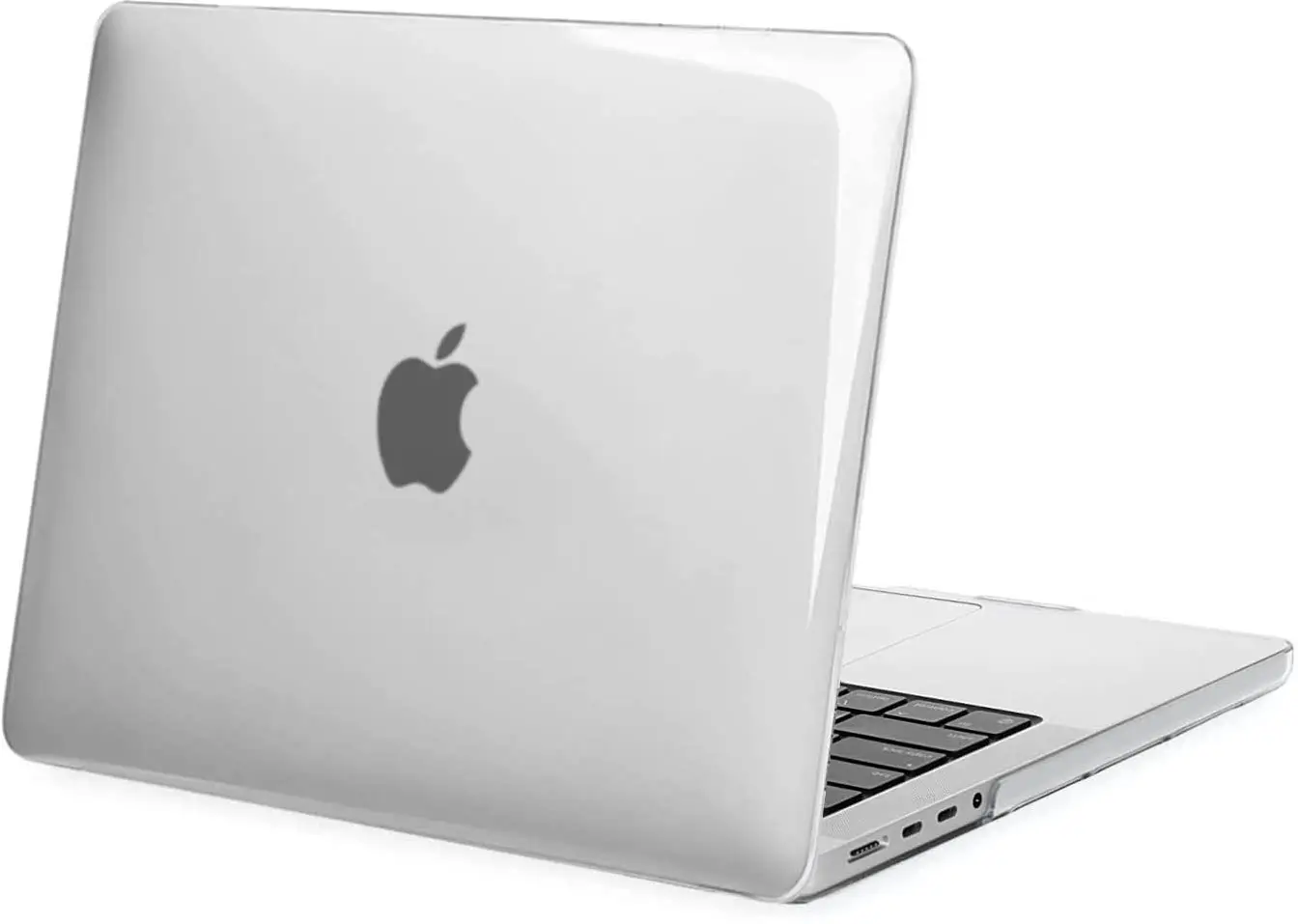 Накладка STR Crystal PC Hard Case for MacBook Pro 14 (2021) - Прозрачная Глянцевая