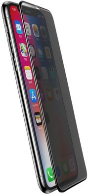 Захисне скло Baseus 0.3mm Rigid-edge anti-spy For iPhone Xs Max/11 Pro Max 6.5(2018) Black, ціна | Фото