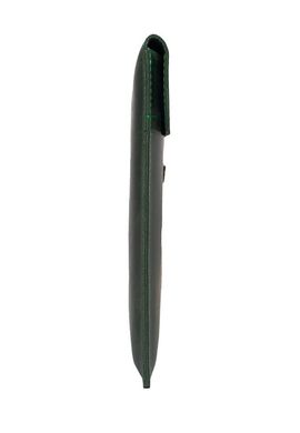Шкіряний чохол ручної роботи INCARNE LAB для будь якого ноутбука (індивідуальний пошив) - Зелений, ціна | Фото