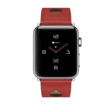 Ремінець COTEetCI Fashion W15 Leather for Apple Watch 42/44mm Red (WH5221-RD), ціна | Фото