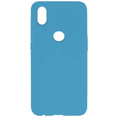 Силиконовый чехол Soft Full cover для Samsung Galaxy A10s - Синий / Blue Cobalt, цена | Фото