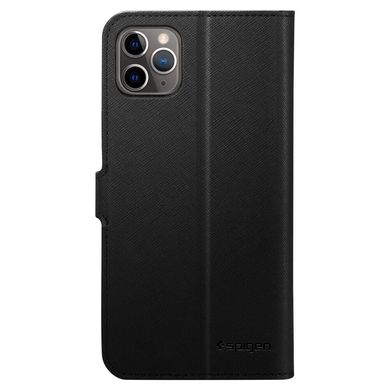 Чохол Spigen для iPhone 11 Pro Max Wallet S, Saffiano Black, ціна | Фото