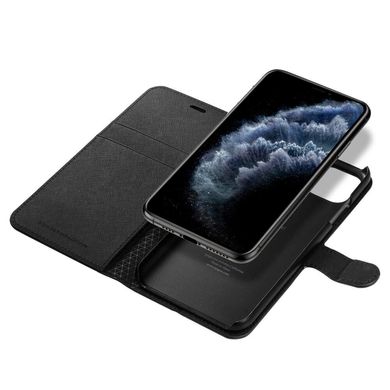 Чохол Spigen для iPhone 11 Pro Max Wallet S, Saffiano Black, ціна | Фото