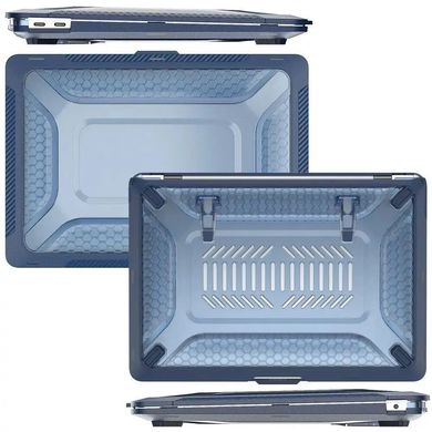 Противоударная накладка STR Mecha Shockproof Case for MacBook Air 15 (2023-2024) М2/М3 - Blue