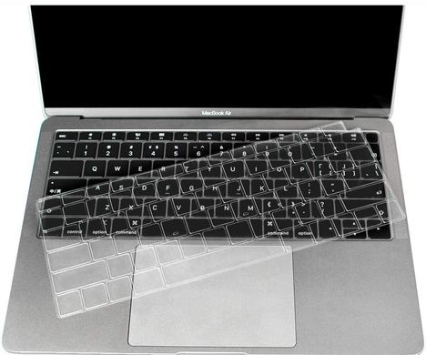 Накладка на клавіатуру WIWU TPU Key Board Protector for MacBook Air 13 (2018-2020) A1932 - Прозора US, ціна | Фото