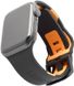 Силиконовый ремешок UAG CIVILIAN for Apple Watch 38/40/41 mm (Series SE/7/6/5/4/3/2/1) - Slate/Orange (Blue) (Лучшая копия), цена | Фото 3