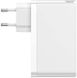 Зарядное устройство Baseus GaN Mini Quick Charger 120W (2 Type-C + USB) + Cable Type-C to Type-C 5A (1m) - White (CCGAN-J02), цена | Фото 5