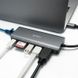 Адаптер WIWU H1 Plus HUB 6 in 1 HDMI / 2xUSB / Ethernet / SD-card - Silver (H1PLUS-SILVER), цена | Фото 7