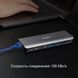 Адаптер WIWU H1 Plus HUB 6 in 1 HDMI / 2xUSB / Ethernet / SD-card - Silver (H1PLUS-SILVER), цена | Фото 5