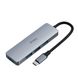 Хаб WIWU Alpha 440 Pro (USB-C to 4xUSB 3.0) - Gray, ціна | Фото 2