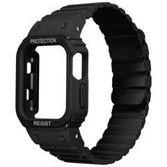 Ремешок с защитным чехлом STR Rugged Strap для Apple Watch 44 | 45 mm - Black, цена | Фото