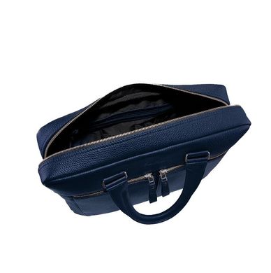 Шкіряна сумка Issa Hara для MacBook 15-16" - синя [B23(13-00)], ціна | Фото