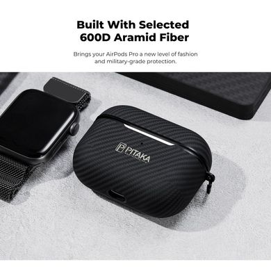 Чехол Pitaka AirPal Mini Airpods Pro Black/Grey (APM3001), цена | Фото