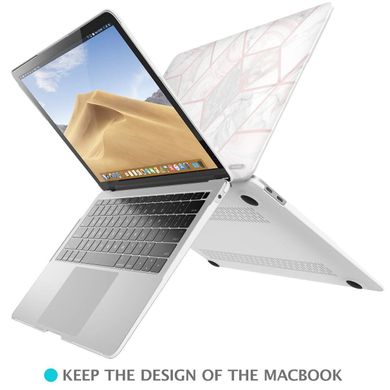 Накладка i-Blason Halo Transparent Case for MacBook Air 13 A1932 (2018-2020) - White (IBL-HALO-AIR13-WH), цена | Фото