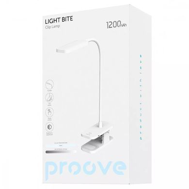 Настільна лампа Proove Light Bite 1200 mAh - White, ціна | Фото