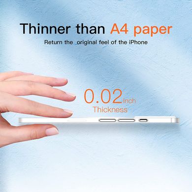 Ультратонкий чохол STR Ultra Thin Case for iPhone 12 | 12 Pro - Frosted White, ціна | Фото