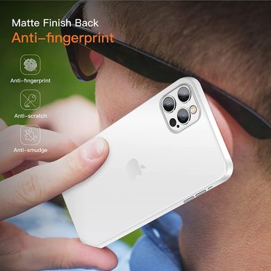 Ультратонкий чехол STR Ultra Thin Case for iPhone 12 | 12 Pro - Frosted White, цена | Фото