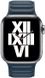 Кожаный ремешок STR Leather Link для Apple Watch 42/44/45 mm (Series SE/7/6/5/4/3/2/1) - White, цена | Фото