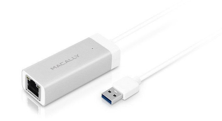Адаптер Macally с USB-А 3.0 порта на Gigabit Ethernet порт, алюминий (U3GBA), цена | Фото
