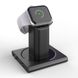 Бездротова зарядка STR Power Base Magnetic Wireless Charger 3in1 (iPhone | Apple Watch | AirPods) - Black, ціна | Фото 3