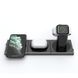 Бездротова зарядка STR Power Base Magnetic Wireless Charger 3in1 (iPhone | Apple Watch | AirPods) - Black, ціна | Фото 4