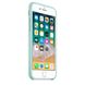 Чехол Apple Silicon Case for iPhone 8 - Marine Green (MRR72), цена | Фото 3