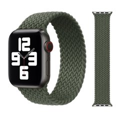 Тканевый монобраслет STR Braided Solo Loop (OEM) for Apple Watch 42/44/45/49 mm (Размер S) - Charcoal, цена | Фото