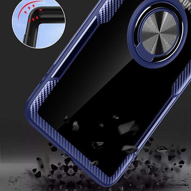 TPU+PC чехол Deen CrystalRing под магнитный держатель для Samsung Galaxy S20 - Бесцветный / Черный, цена | Фото