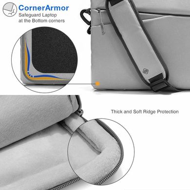 Сумка tomtoc 360 Slim Shoulder Bag for MacBook Air / Pro 13 - Black (A45-C01D), цена | Фото