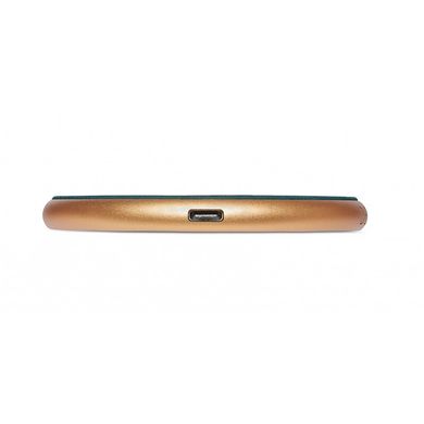 Беспроводное зарядное устройство Decoded Wireless 10W (7.5W), кожаный USB-C кабель 1.2 м, алюминий, цвет серебристый металл - серая кожа (D9WC2SRGY,)¶, цена | Фото